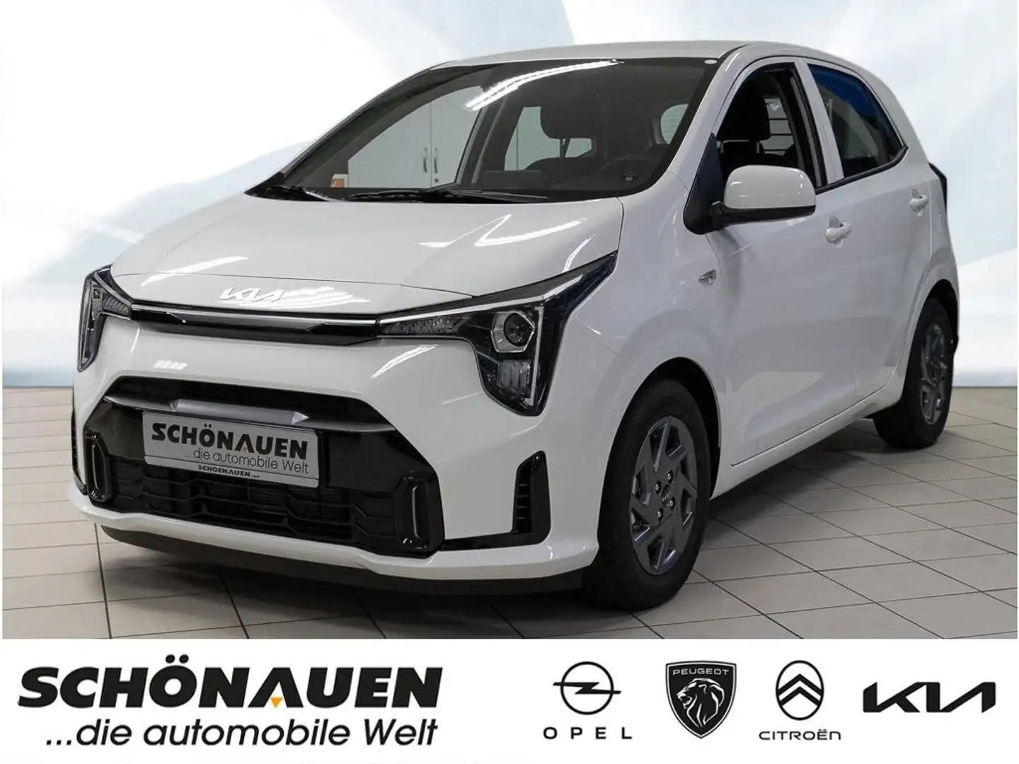 Kia Picanto 1.2 MT VISION +S/LHZ+NAVI+CARPLAY+BT+RFK Blanc - 1