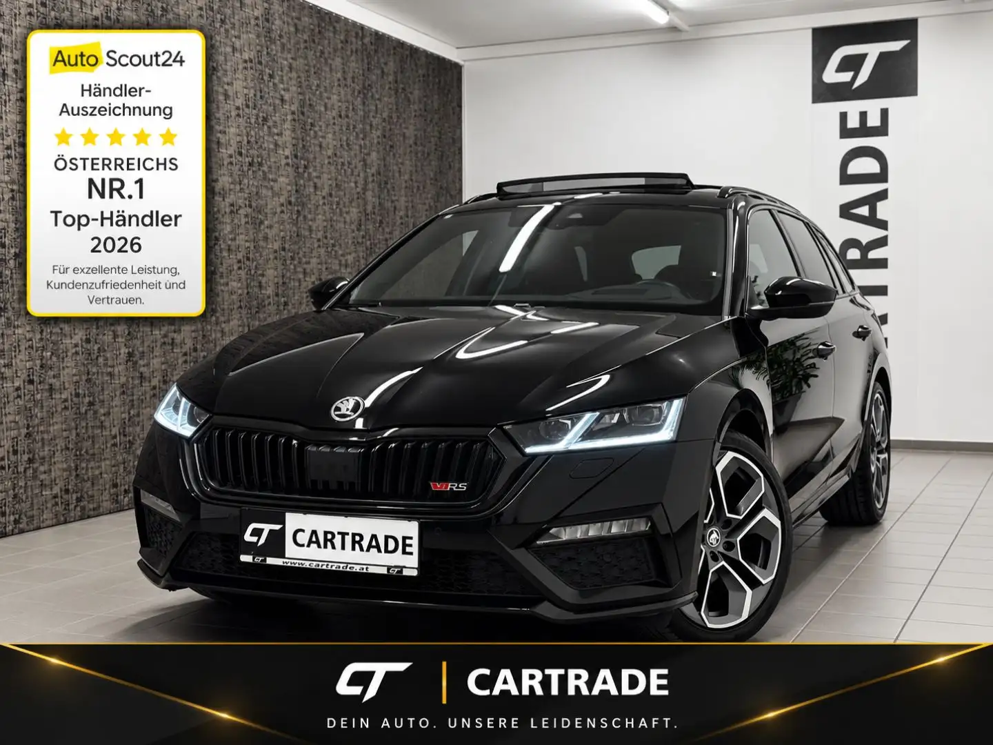 Skoda Octavia Combi 2.0 TDI DPF RS 4x4 /LED/PANORAMAD./HEAD UP Schwarz - 1