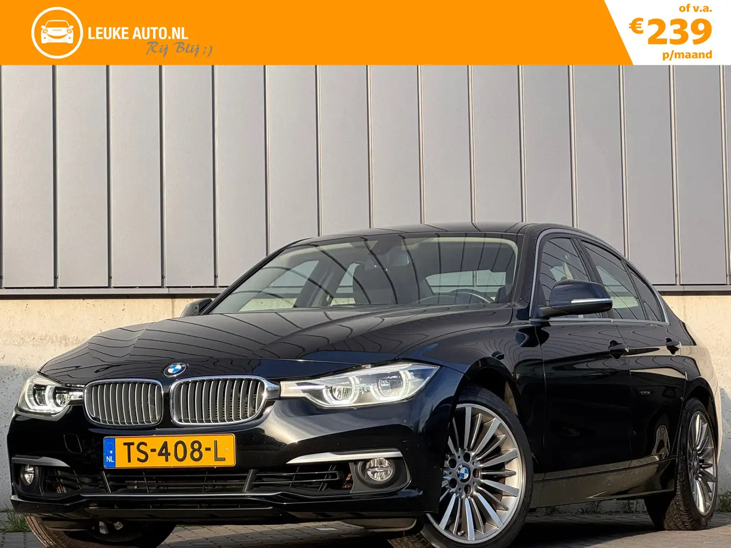 BMW 318 3-serie 318i 136PK Automaat Luxury Edition Leer LE Negro - 1