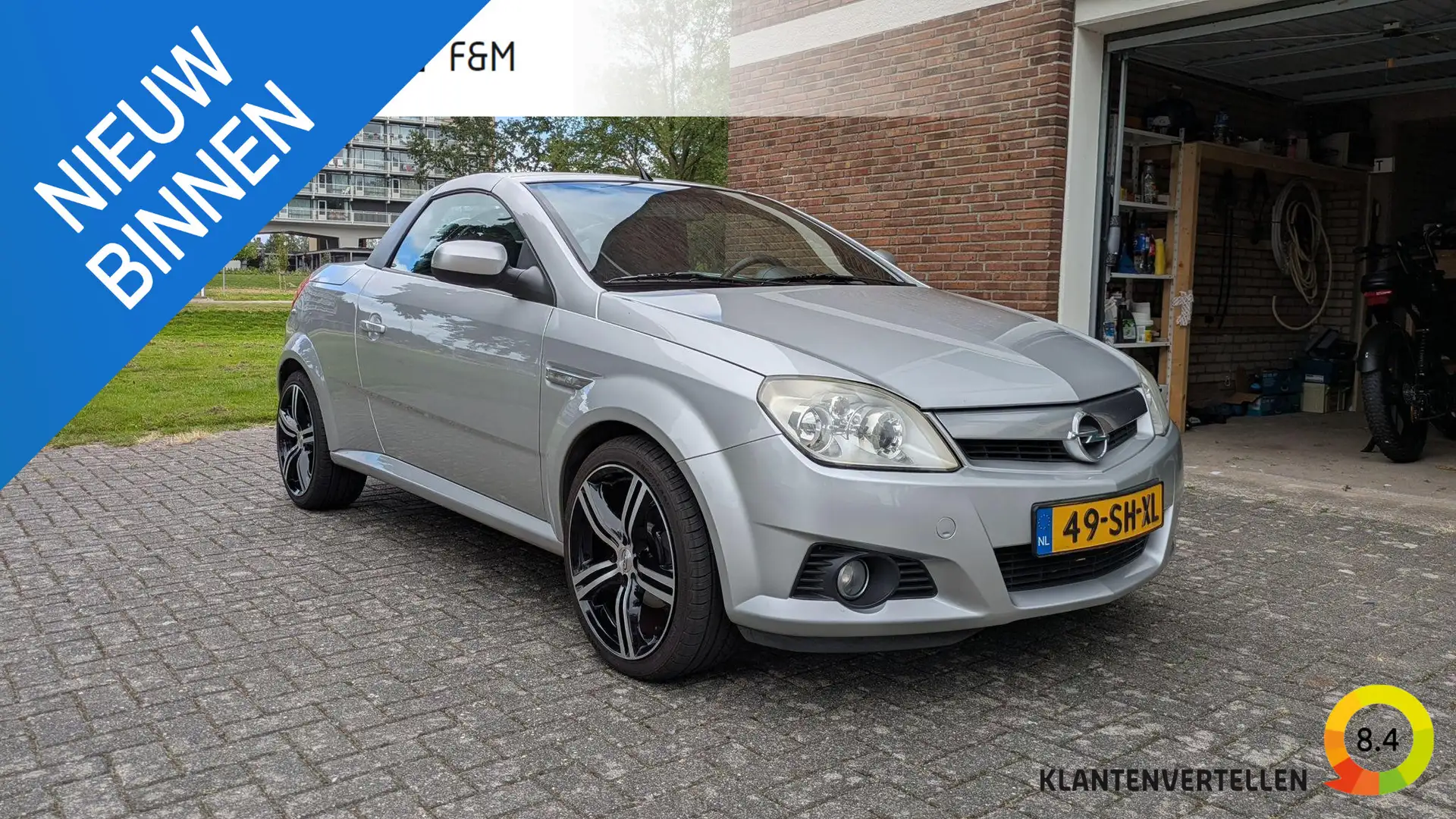 Opel Tigra TwinTop 1.8-16V Linea Rosso Grijs - 1