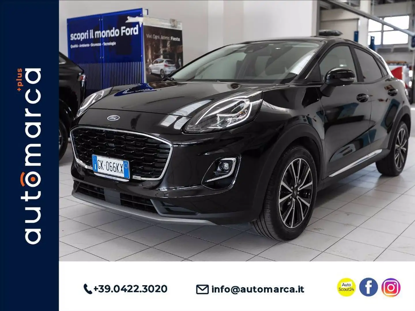 Ford Puma 1.0 ecoboost h Titanium Design s&s 125cv Nero - 1
