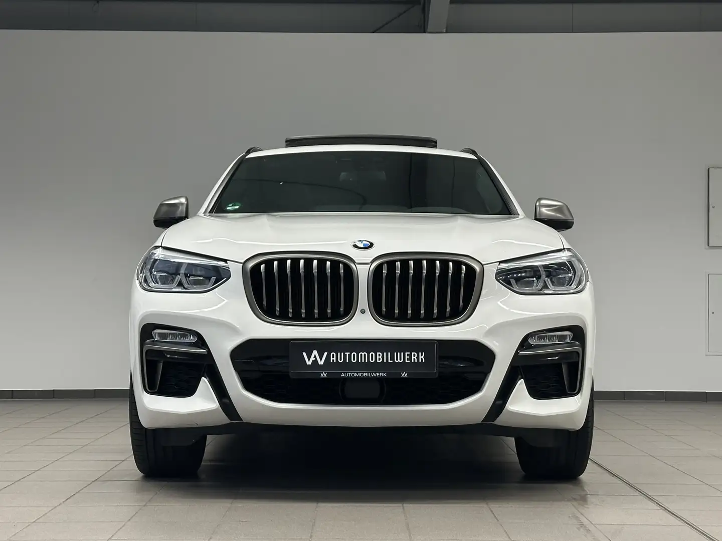 BMW X4 M40 i SHADOW | H&K | AHK | PANO | MEMO | 21 Blanc - 2