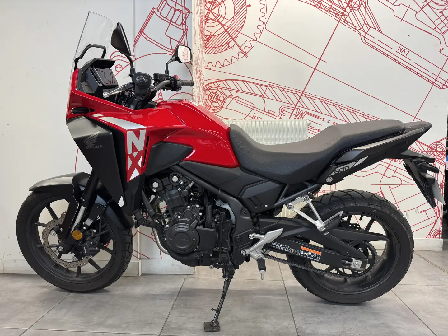 Honda NX 500 Rouge - 2
