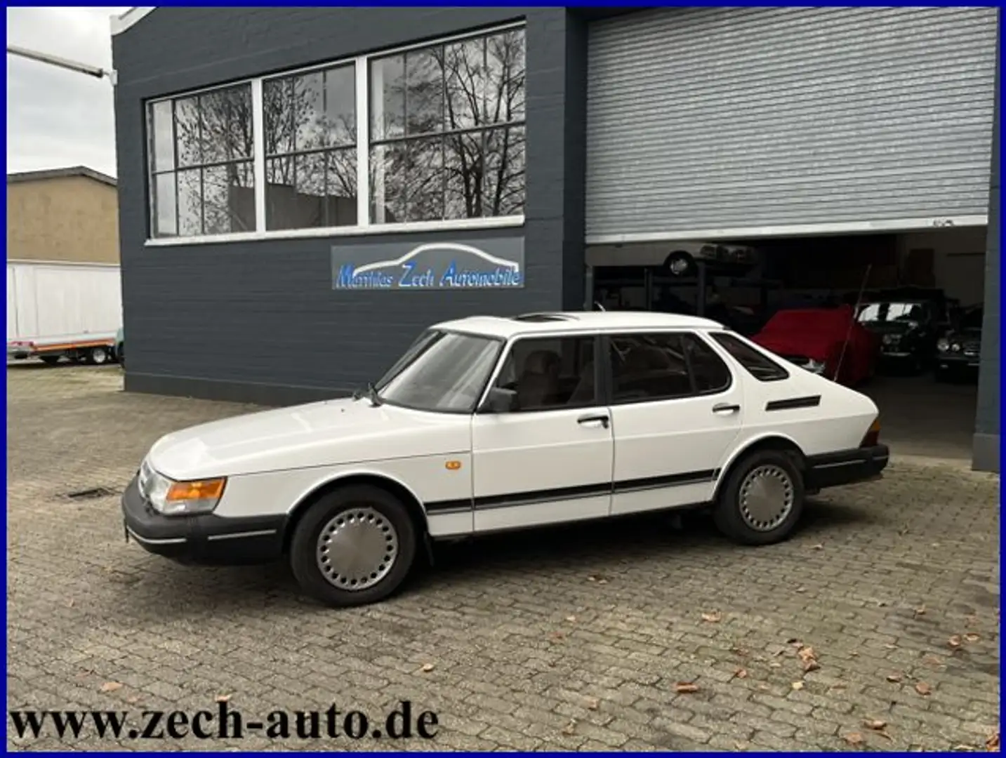 Saab 900 i *H- Kennzeichen *Schiebedach * 5 Gang Wit - 1