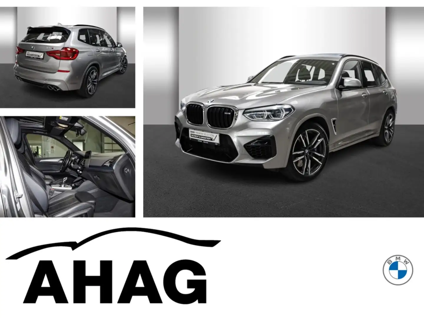 BMW X3 M Innovationsp. Navi Prof. Panorama Head-Up Gris - 1