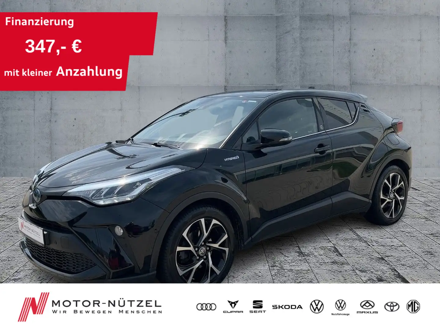 Toyota C-HR 2.0 Hybrid TEAM D LED+NAV+ACC+SHZ+RFK+MFL Nero - 1