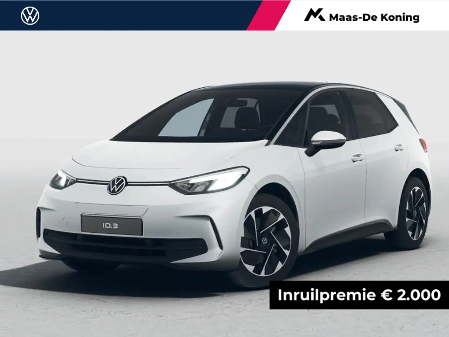 Volkswagen ID.3 Pure Business 52 kWh accu. 170 pk · Black Edition Wit - 1