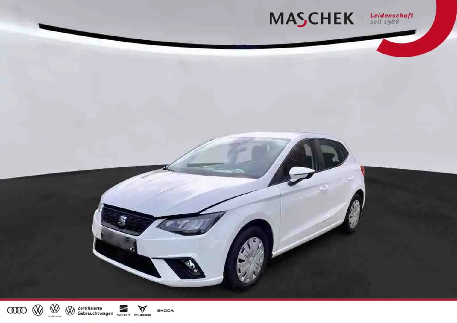 SEAT Ibiza 1.0 MPI Sitzh LED PDC MFL DAB Garantie LED PDC Weiß - 1