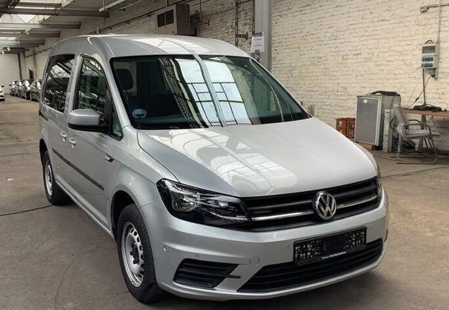 Volkswagen Caddy TGI Benzin/Gas-Kasten-Klima-Navi-SH-Flügeltü Silber - 1