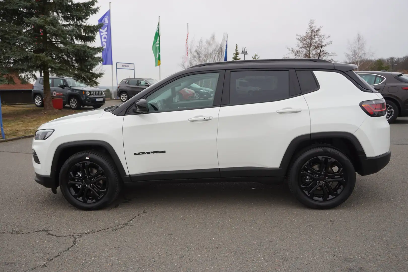 Jeep Compass 1.5 Upland e-Hybrid FWD - RFK+NAVI+18''+ACC+Klimaa Blanc - 2
