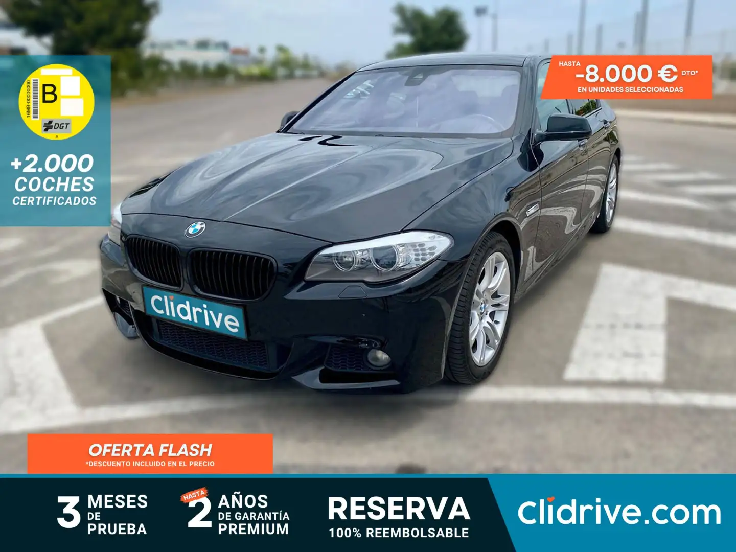 BMW 520 520dA Negro - 1