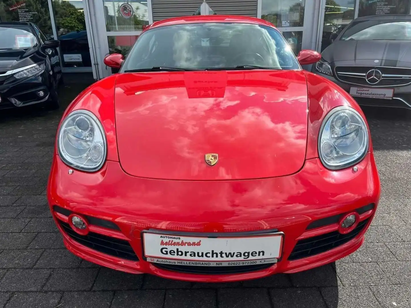Porsche Cayman S/NAVI/SHZ/BI-XENON/LEDER/ Červená - 2