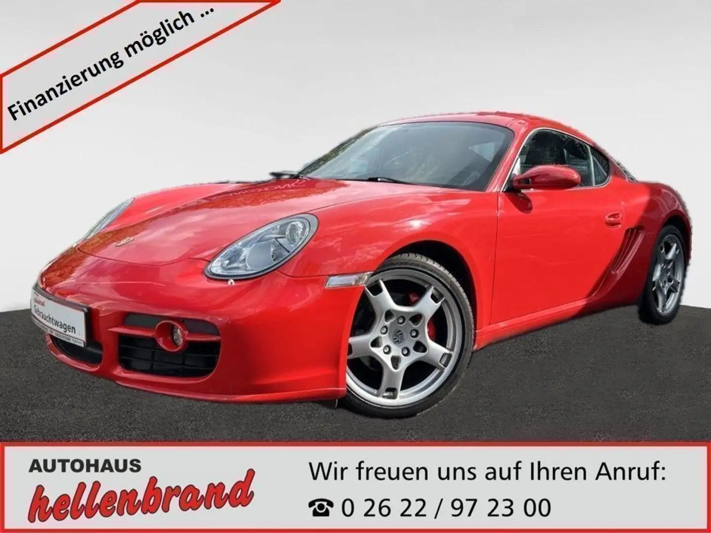 Porsche Cayman S/NAVI/SHZ/BI-XENON/LEDER/ Červená - 1