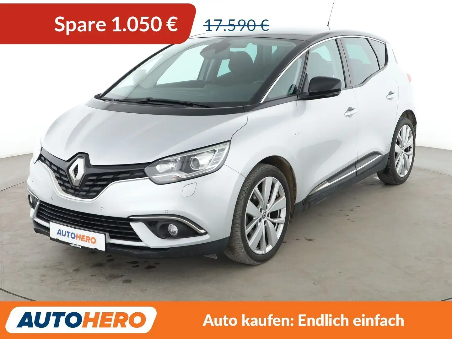 Renault Scenic 1.3 TCe Limited Aut.*NAVI*TEMPO*CAM*SHZ*ALU* Silber - 1