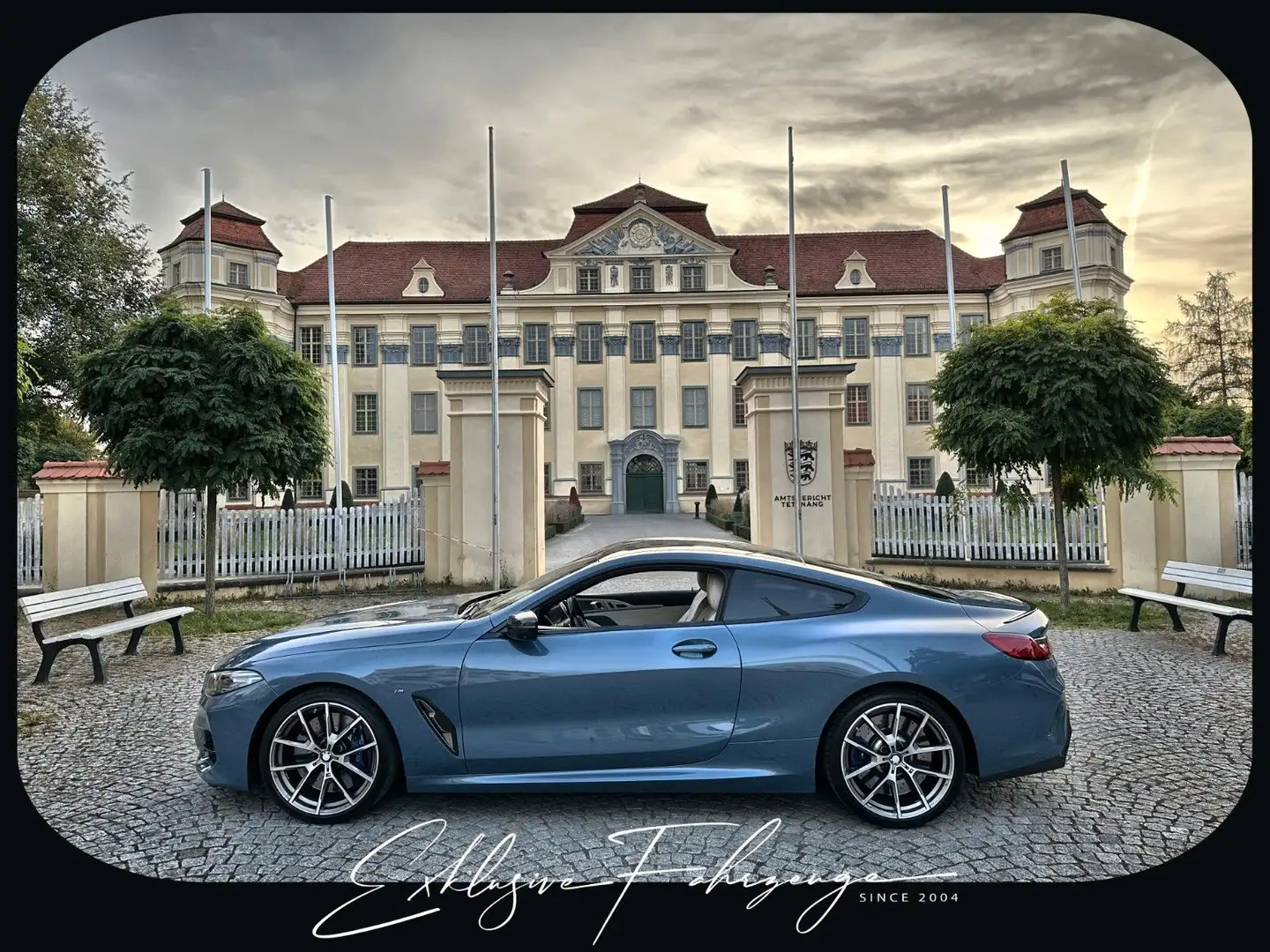 BMW M850 Coupe M850 i xDrive INDIVIDUAL Voll Carbon Синій - 2