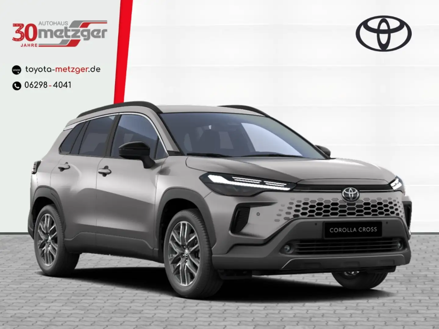 Toyota Corolla Cross 2.0 Hybrid Teamplayer +Kamera +NEUES MODELL Argent - 1