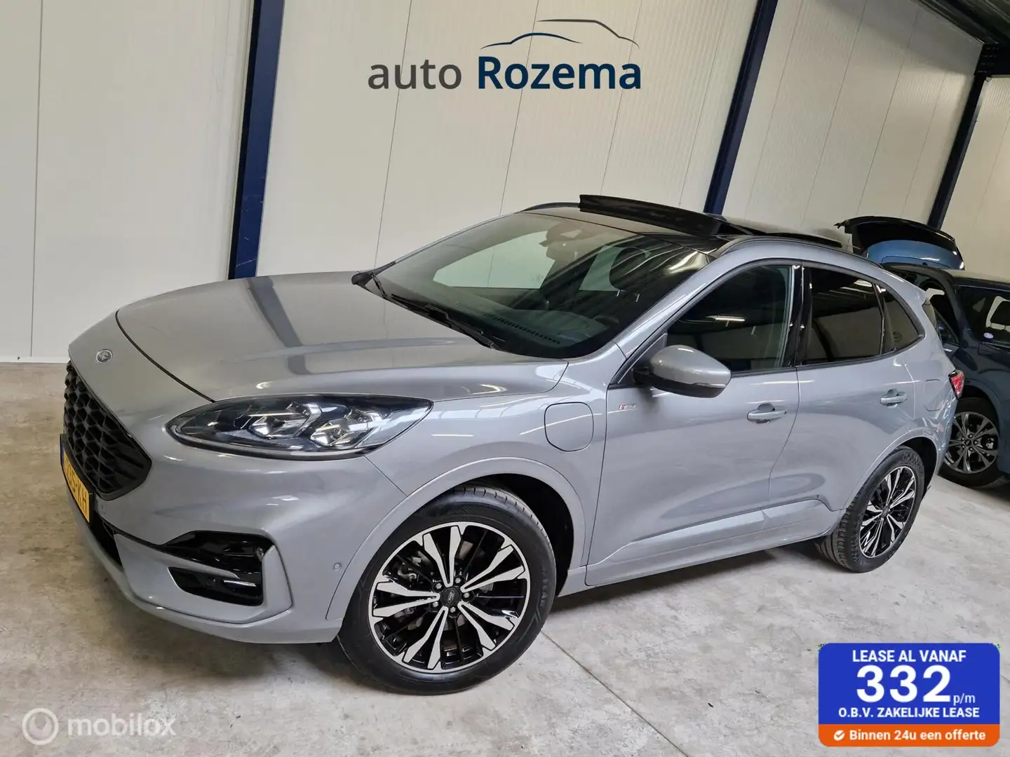 Ford Kuga 2.5 PHEV ST-Line X Ecc Navi Leder-Alcan Elec-Haak Gris - 1
