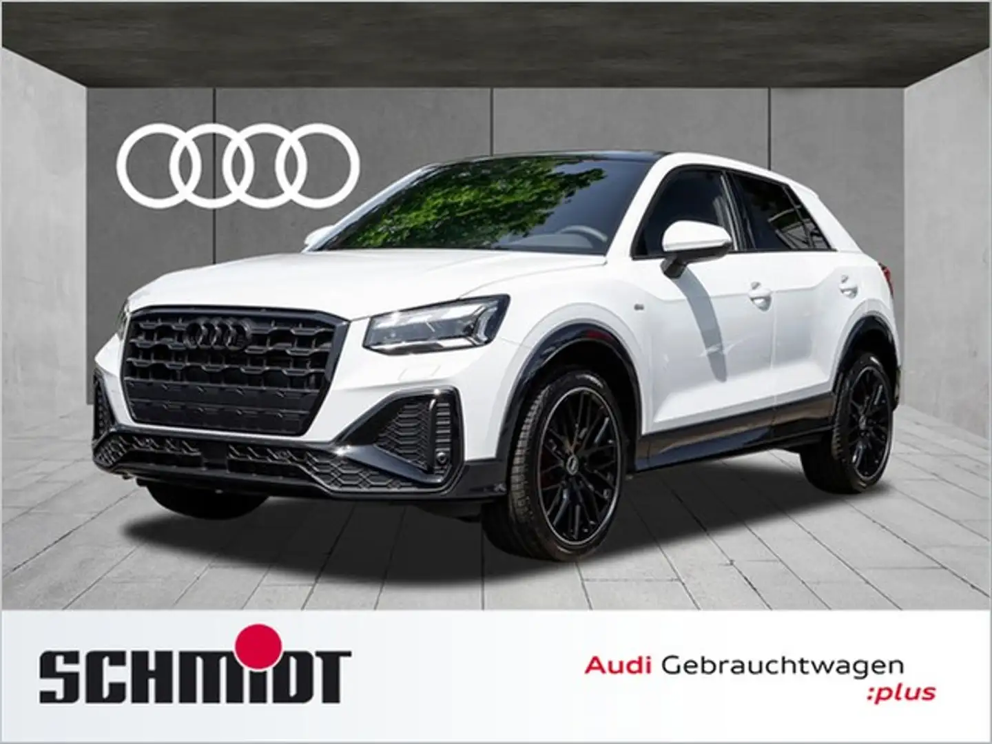 Audi Q2 35 TFSI 2 x S line ACC Matrix Pano AHK Navi vir... Blanc - 1