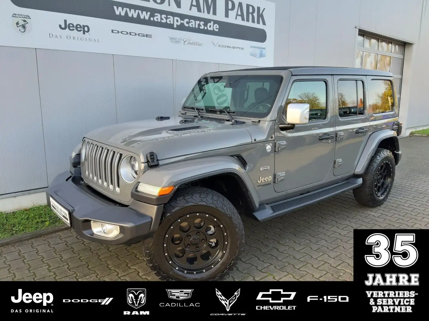 Jeep Wrangler Unltd. Sahara 2.2 CRDi Sky-One|Crawler Grau - 1