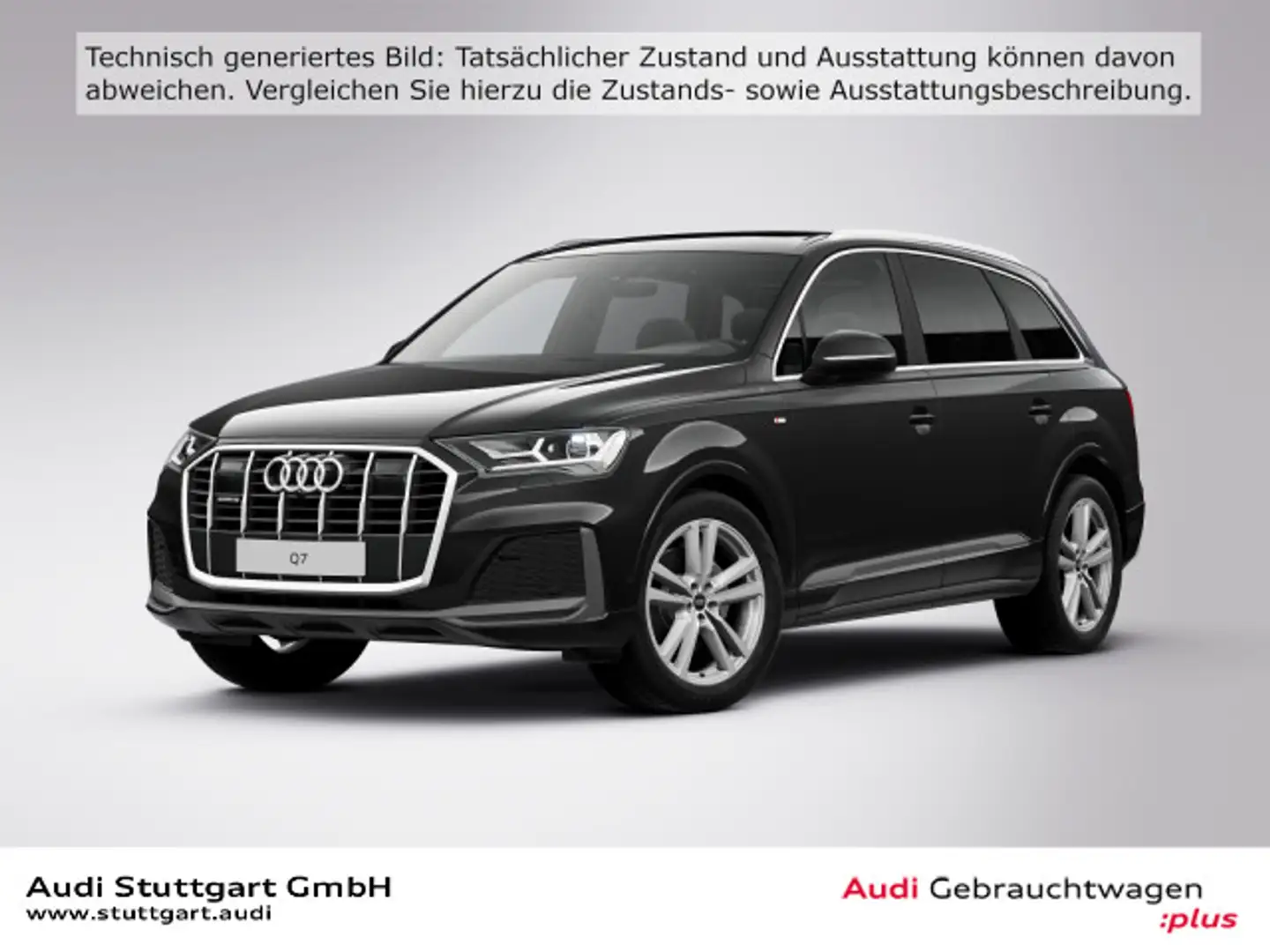 Audi Q7 50 TDI quattro S line AHK Pano Kamera B&O 20" Schwarz - 1