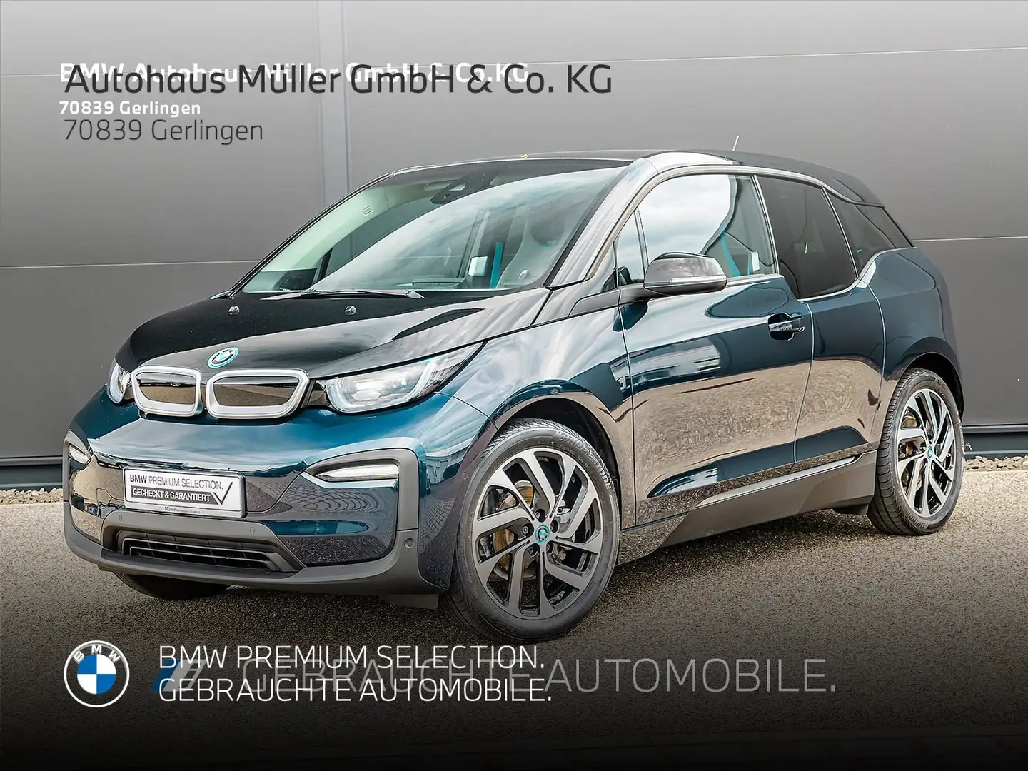 BMW i3 120Ah Kamera Navi DAB Wärmepumpe LED H/K 1VB PDC Modrá - 1