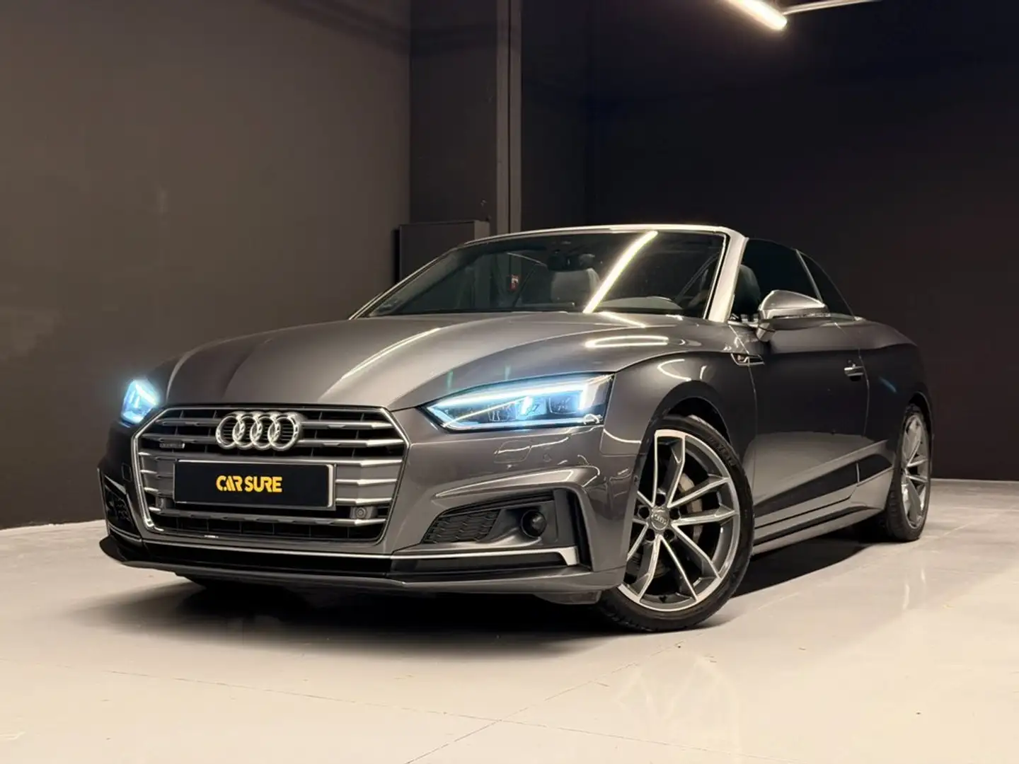 Audi A5 S line 3.0 TDI 210kW quattro tipt Cabrio Gris - 1