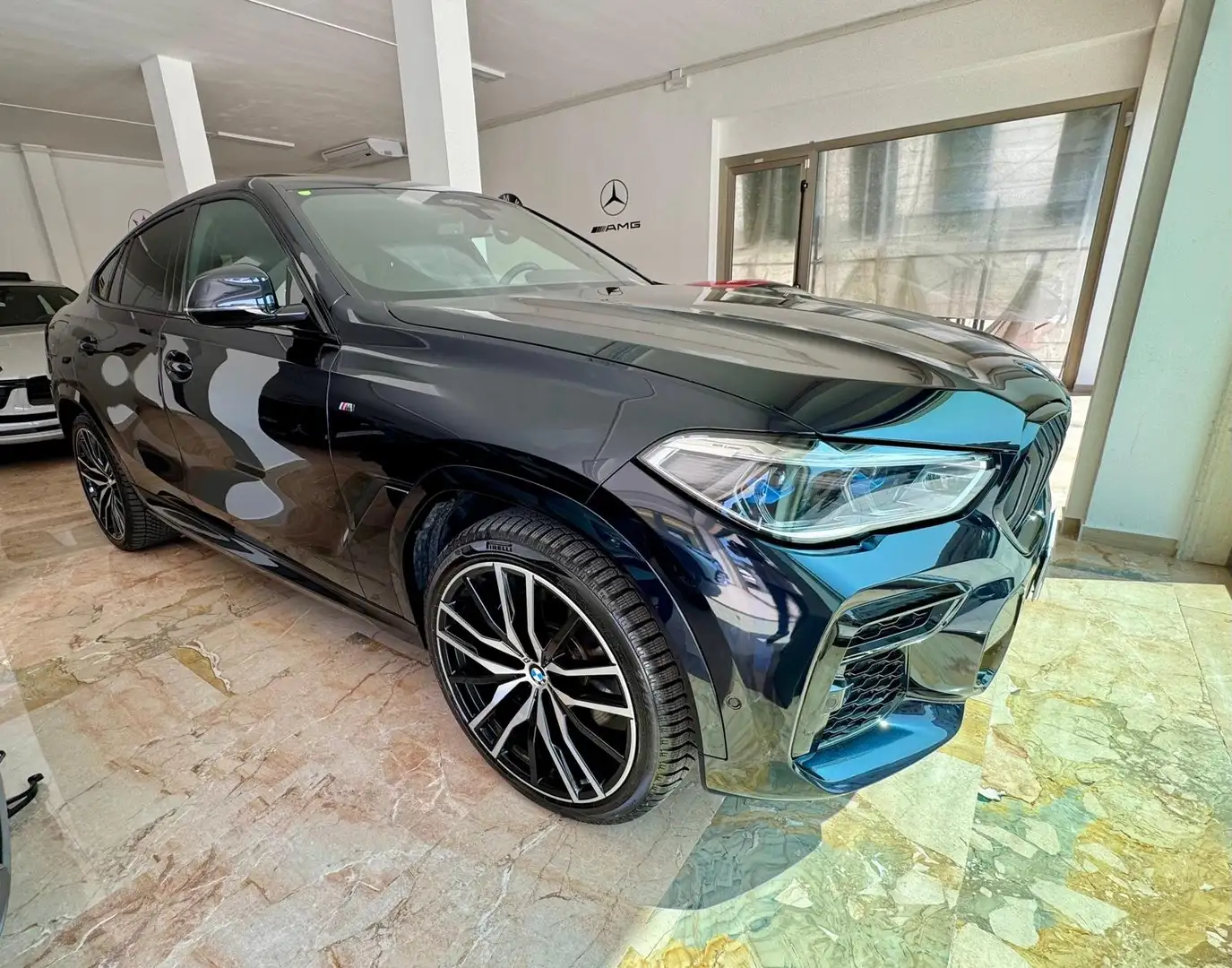 BMW X6 xdrive30d mhev 48V Msport/Tetto Blau - 1