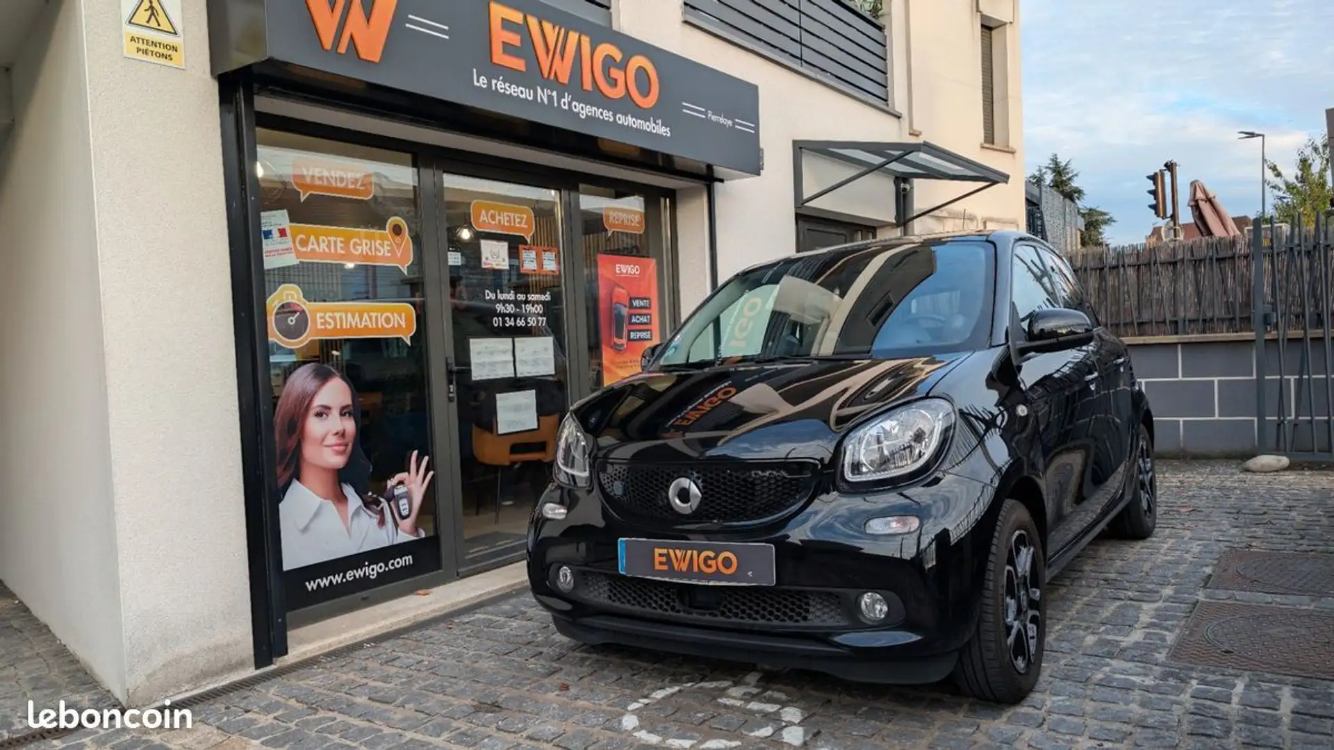 smart forFour eq electric 82ch prime toit panoramique soh 94% Zwart - 1