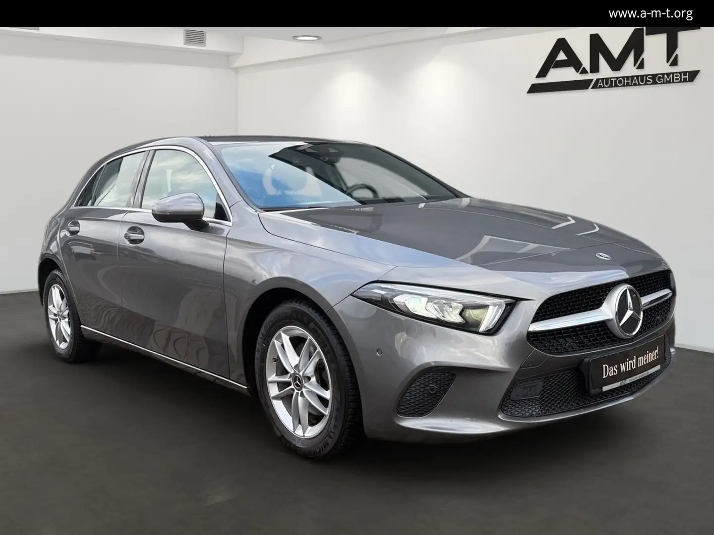 Mercedes-Benz A 180 Progressive (EURO 6d) Navi/Klima/LED/eFH. Gris - 2