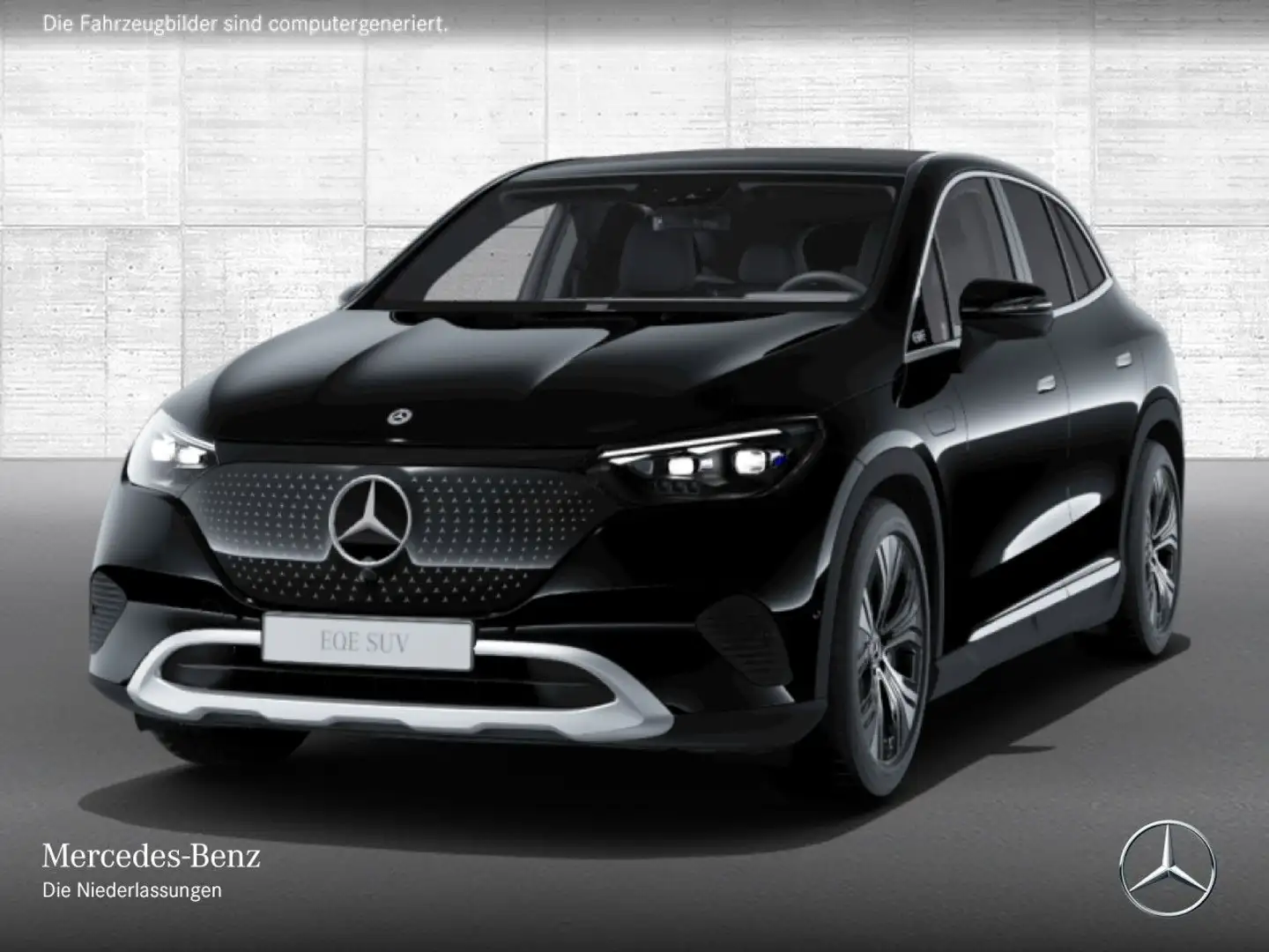Mercedes-Benz EQE SUV EQE 300 AVANTG+PANO+360+BURMESTER+KEYLESS Zwart - 2