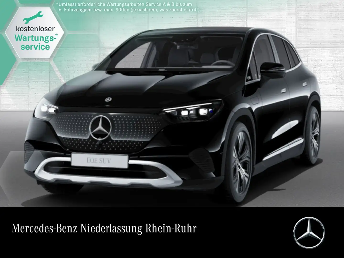 Mercedes-Benz EQE SUV EQE 300 AVANTG+PANO+360+BURMESTER+KEYLESS Zwart - 1