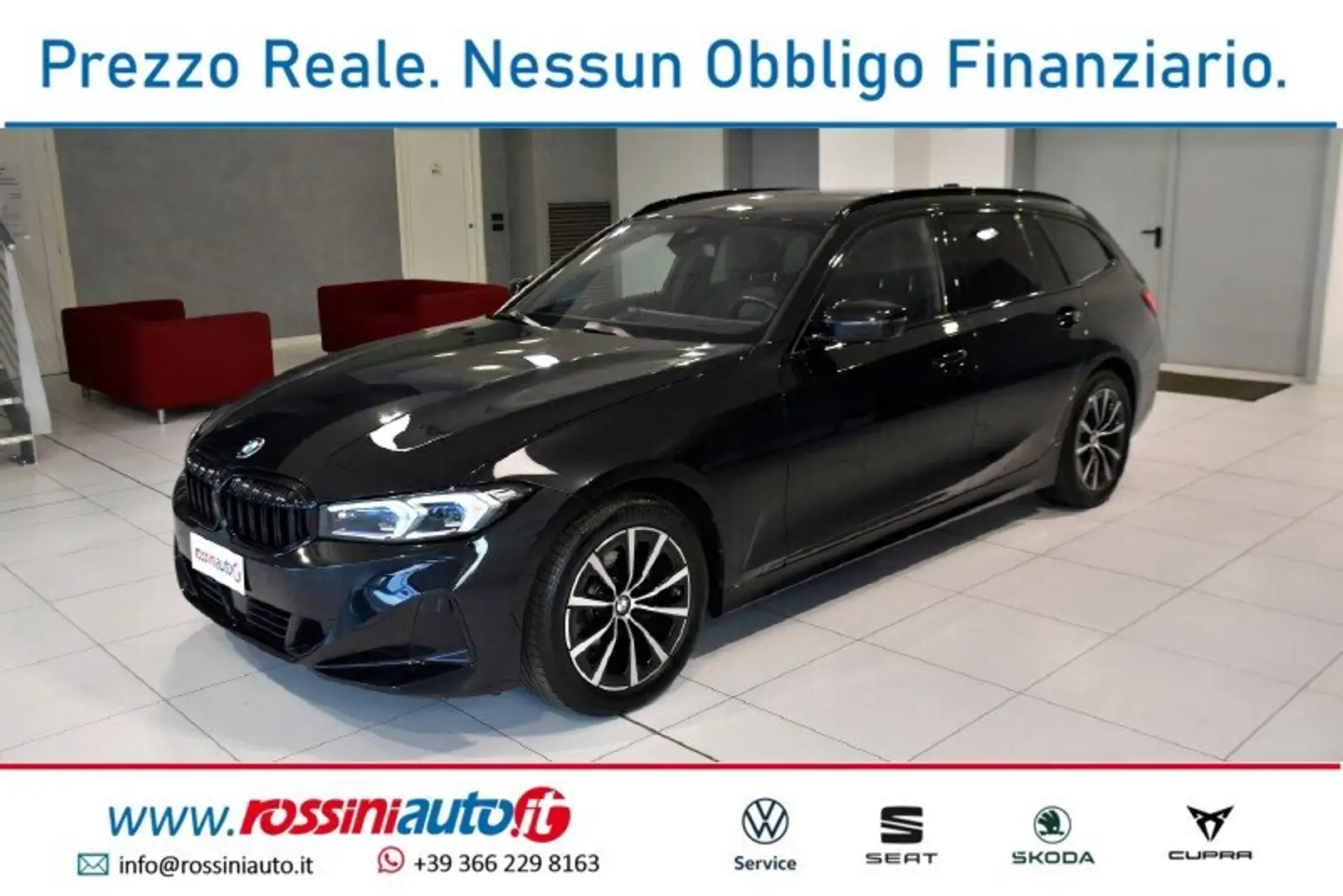 BMW 318 D TOURING 150 CV G21 FARI ADATTIVI + INNOVATION PA Nero - 1