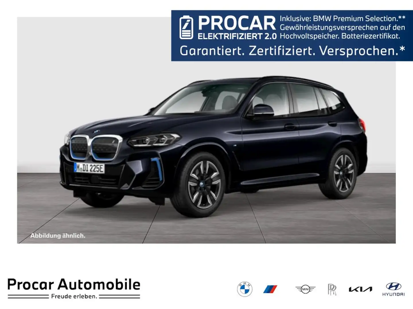 BMW iX3 M-Sport Inspiring Aut Nav LED Drive+Park 19" Schwarz - 1
