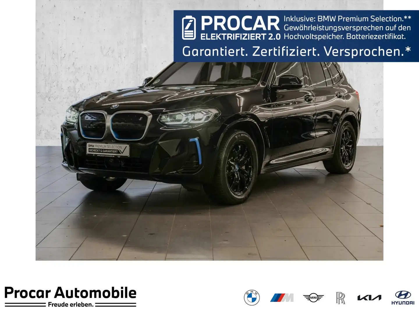 BMW iX3 M-Sport Inspiring Aut Nav LED Drive+Park 19" Schwarz - 1