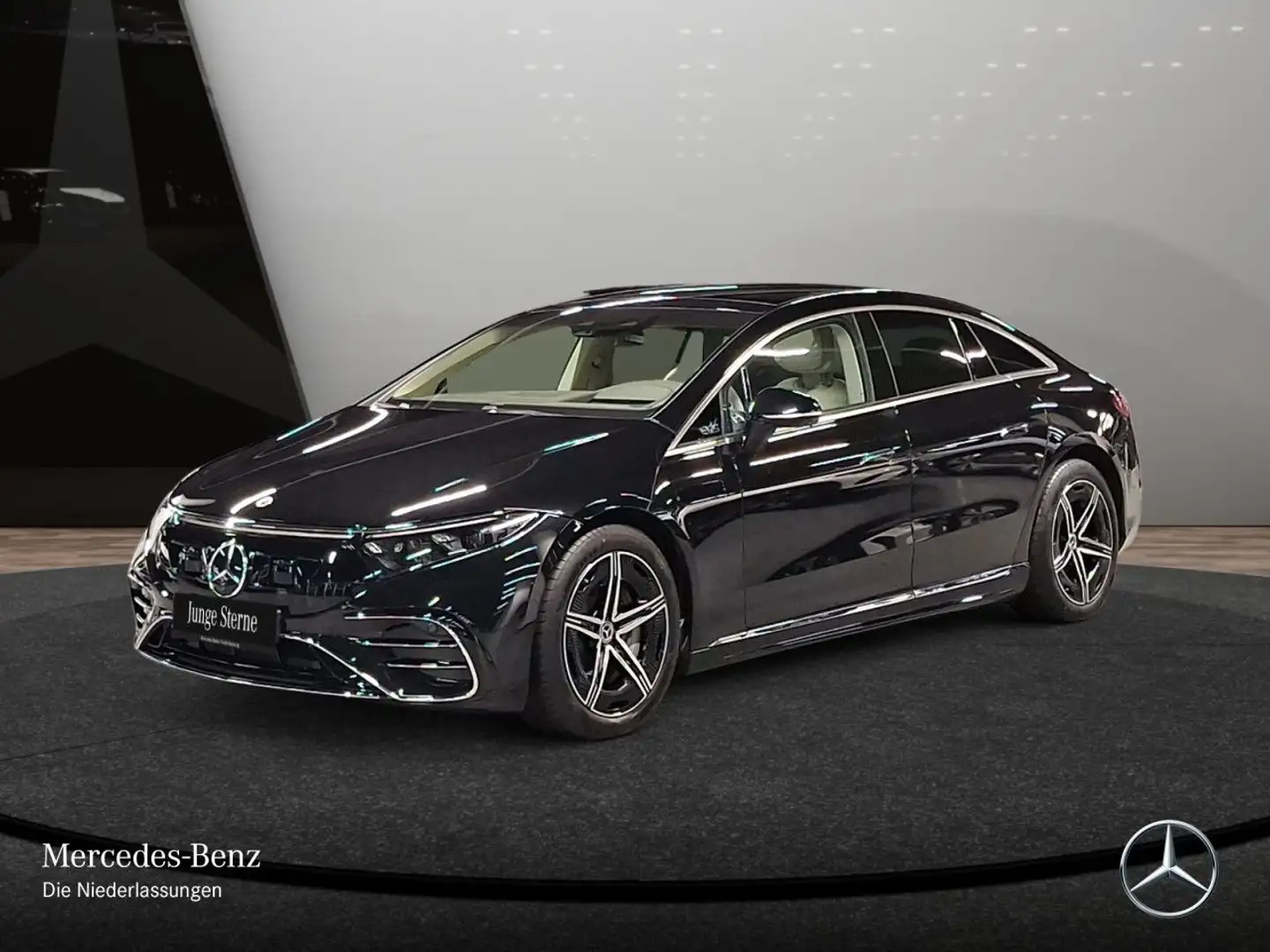 Mercedes-Benz EQS 500 4Matic Burmester 3D AMG 360° Pano Distr. Schwarz - 2