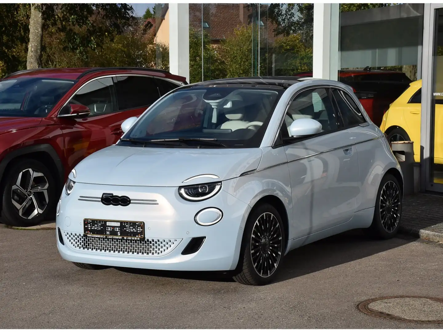 Fiat 500e 3+1 42 kWh La Prima by Bocelli ACC CO DRIVER CAM Bleu - 2