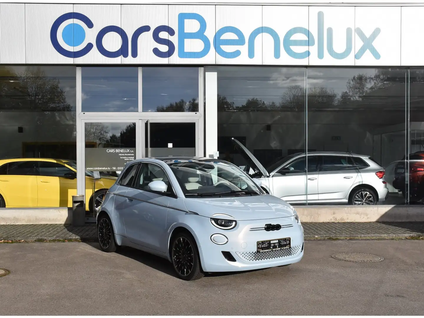 Fiat 500e 3+1 42 kWh La Prima by Bocelli ACC CO DRIVER CAM Bleu - 1