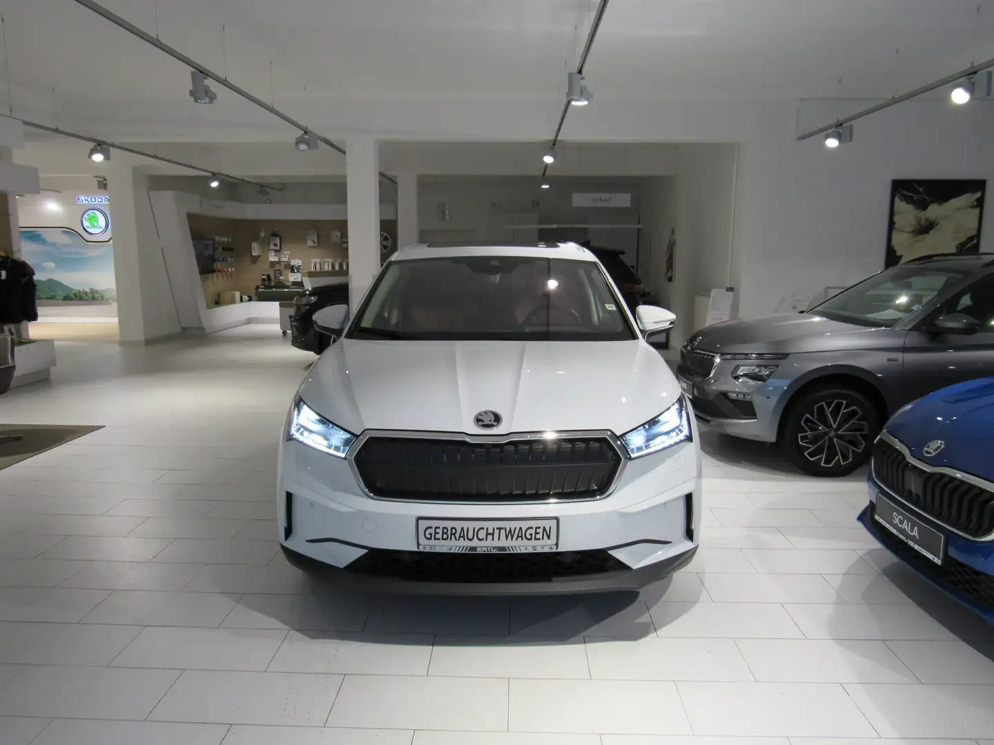 Skoda Enyaq 80 ecoSuite Blanc - 2
