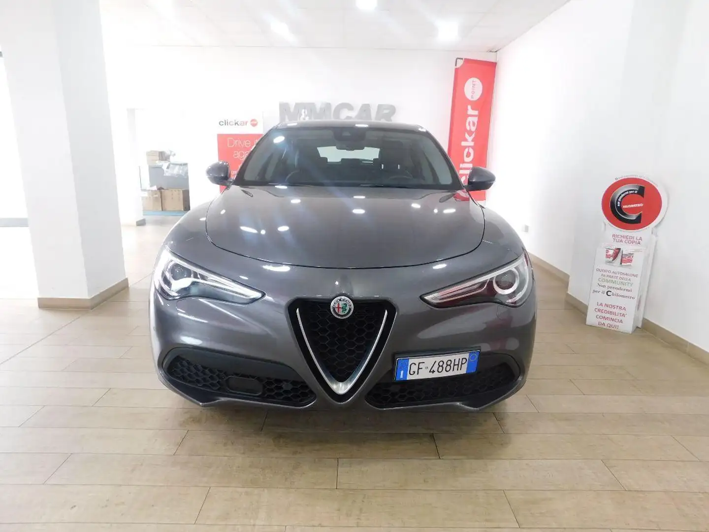 Alfa Romeo Stelvio 2.2 T.diesel 190 CV AT8 Q4 Bus. Grigio - 2