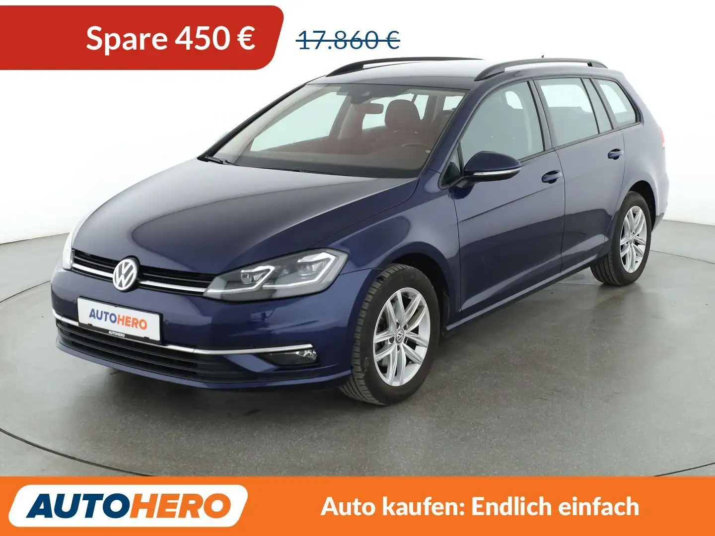 Volkswagen Golf 1.6 TDI Comfortline BlueMotion Aut.*NAVI*CAM* Bleu - 1