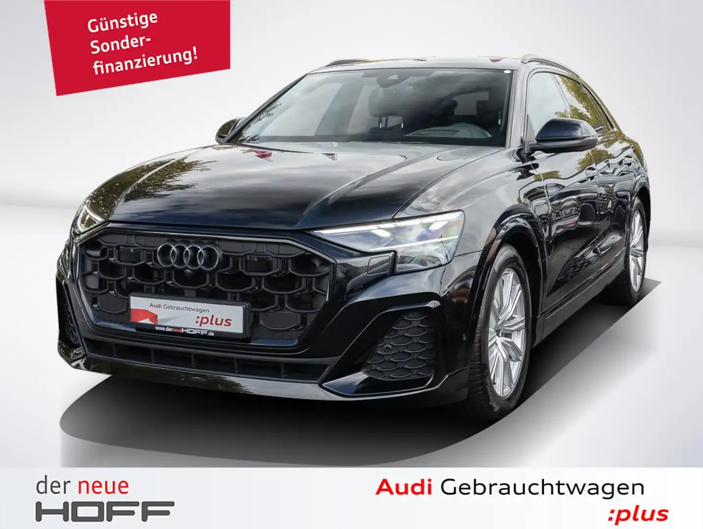 Audi Q8 50 TDI S line schwarz plus 22 Zoll Pano Matrix HUD Schwarz - 1