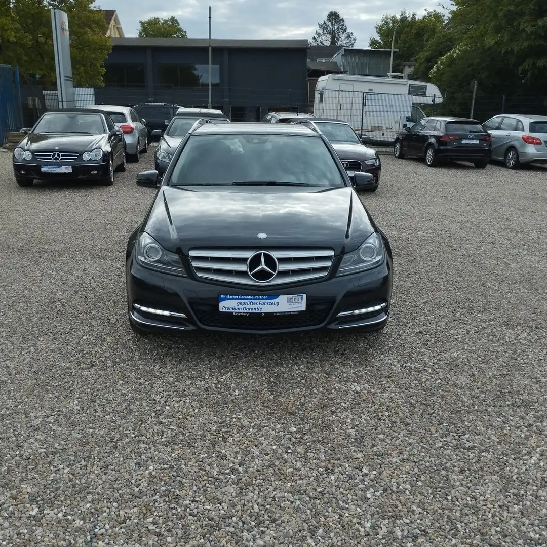 Mercedes-Benz C 200 T AVANTGARDE.Klima.Navi.Sitzheizung.AHK.PD Noir - 1