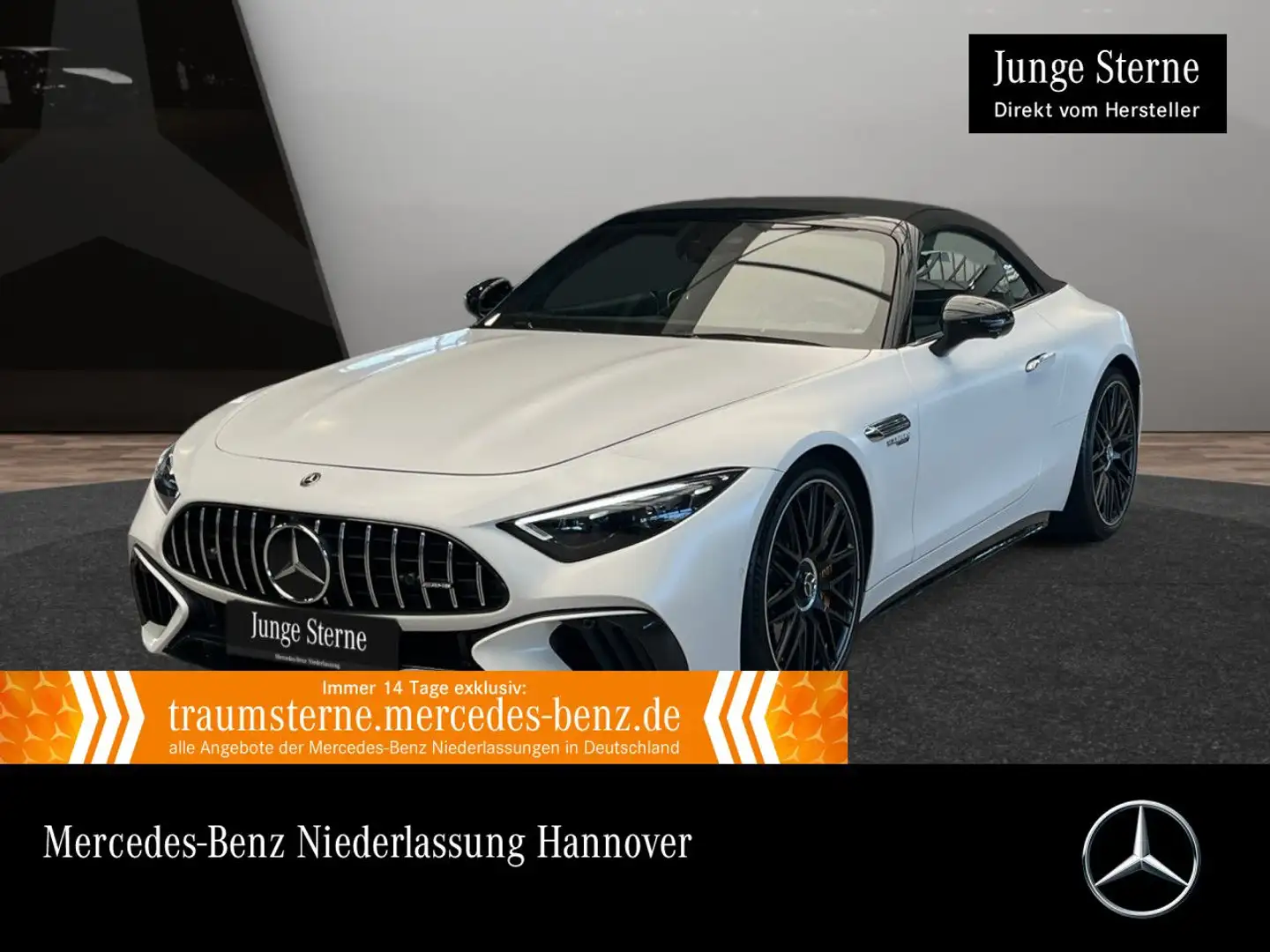 Mercedes-Benz SL 63 AMG Cab. 4M Keramik Burmester 3D Carbon HUD Bianco - 1
