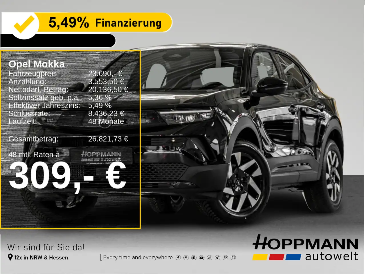 Opel Mokka Edition; Allwetterr., Tech + Komfort-Paket — миниатюра 1