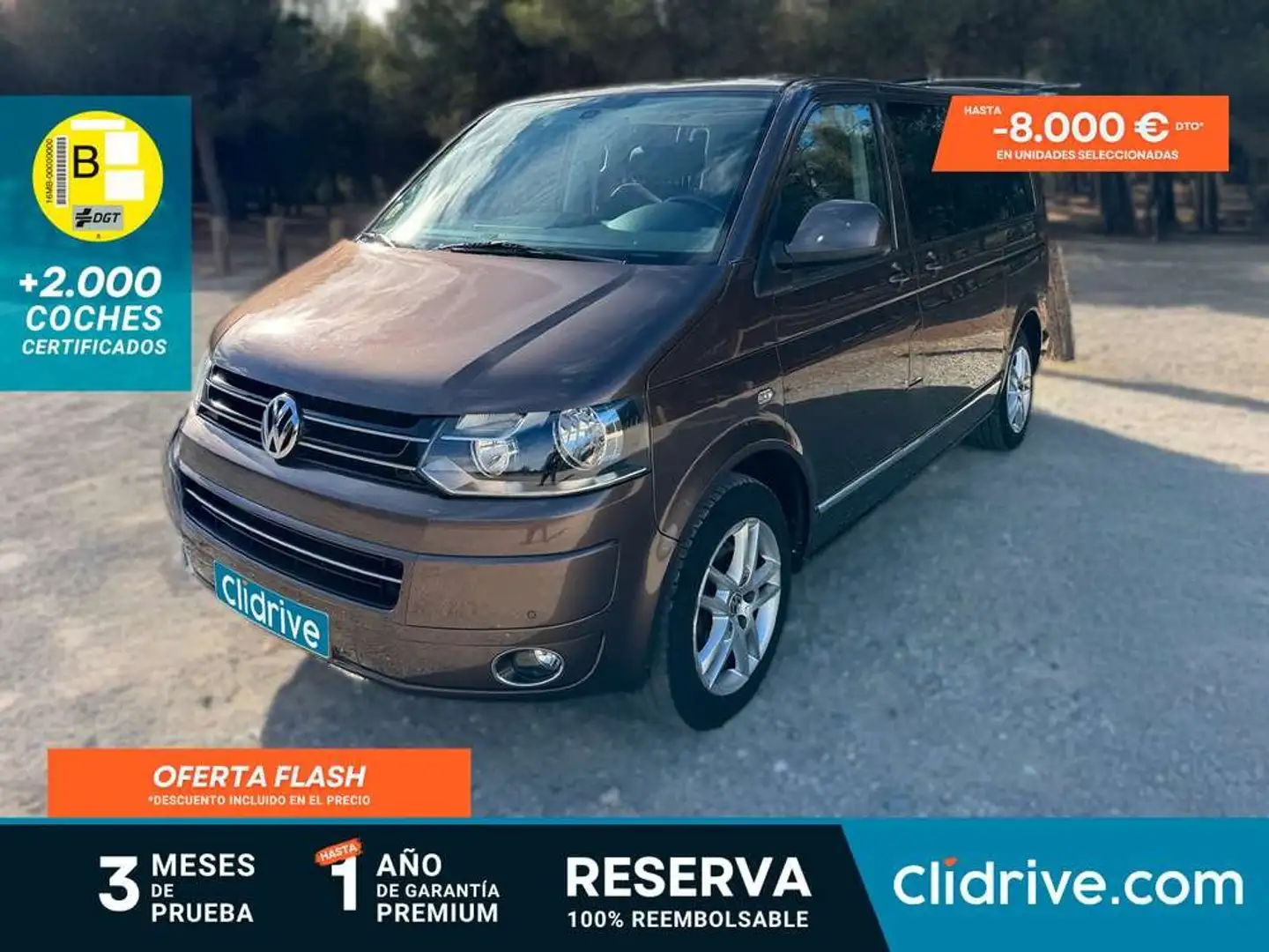 Volkswagen T5 Multivan 2.0TDI BMT Highline Edition 140 Marrón - 1