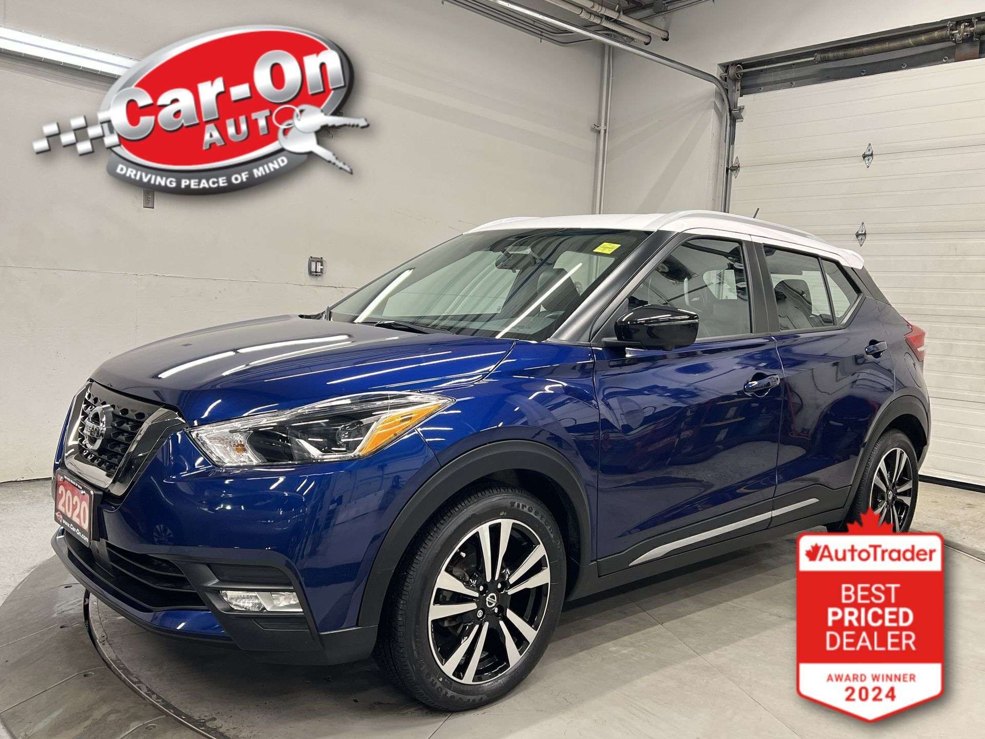 Blue 2020 Nissan Kicks SUV / Crossover Front-Wheel Drive Automatic