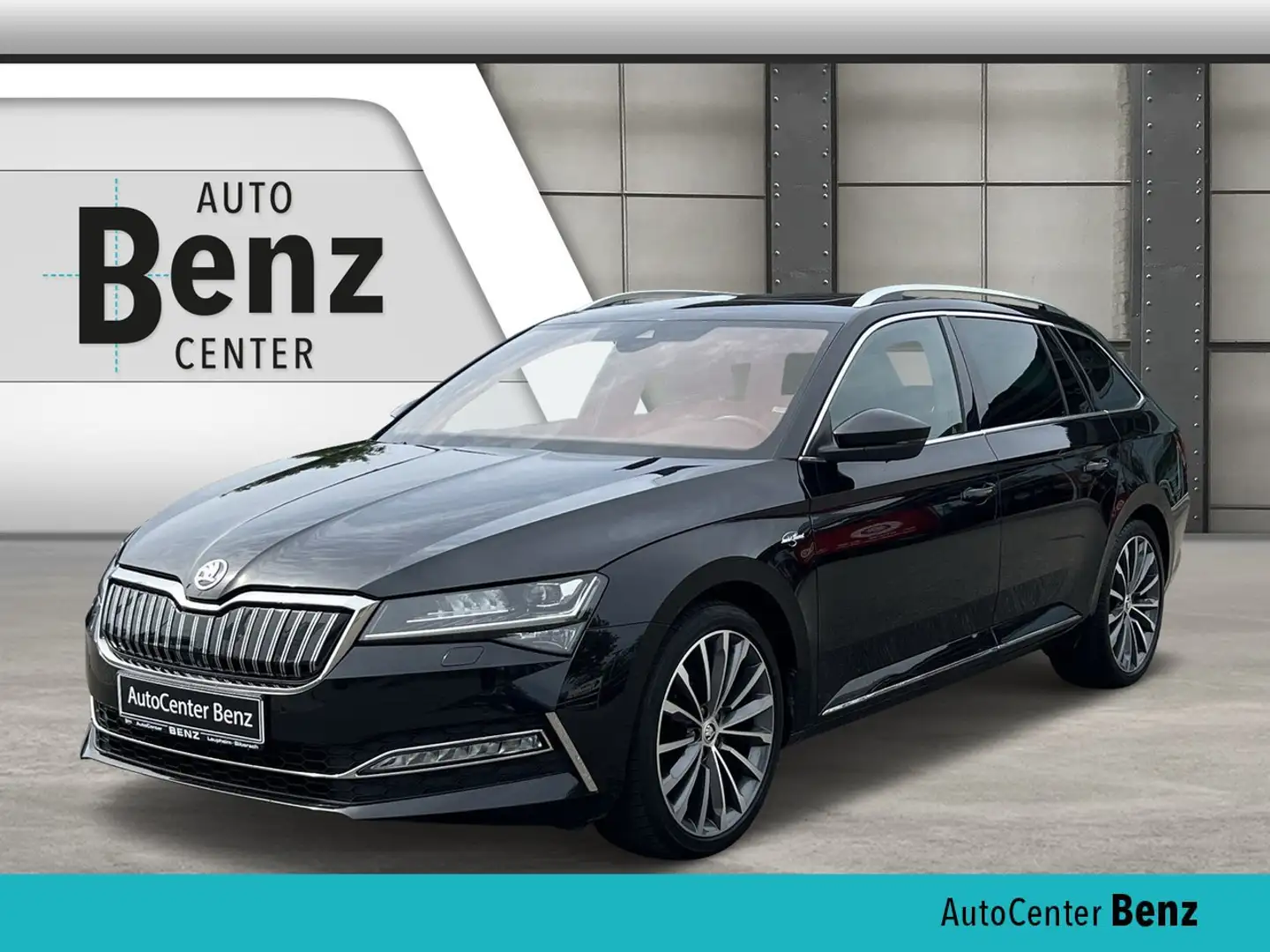 Skoda Superb COMBI 1.4 L&K iV STHZG*AHK*PANO* Klima Navi Leder Noir - 1