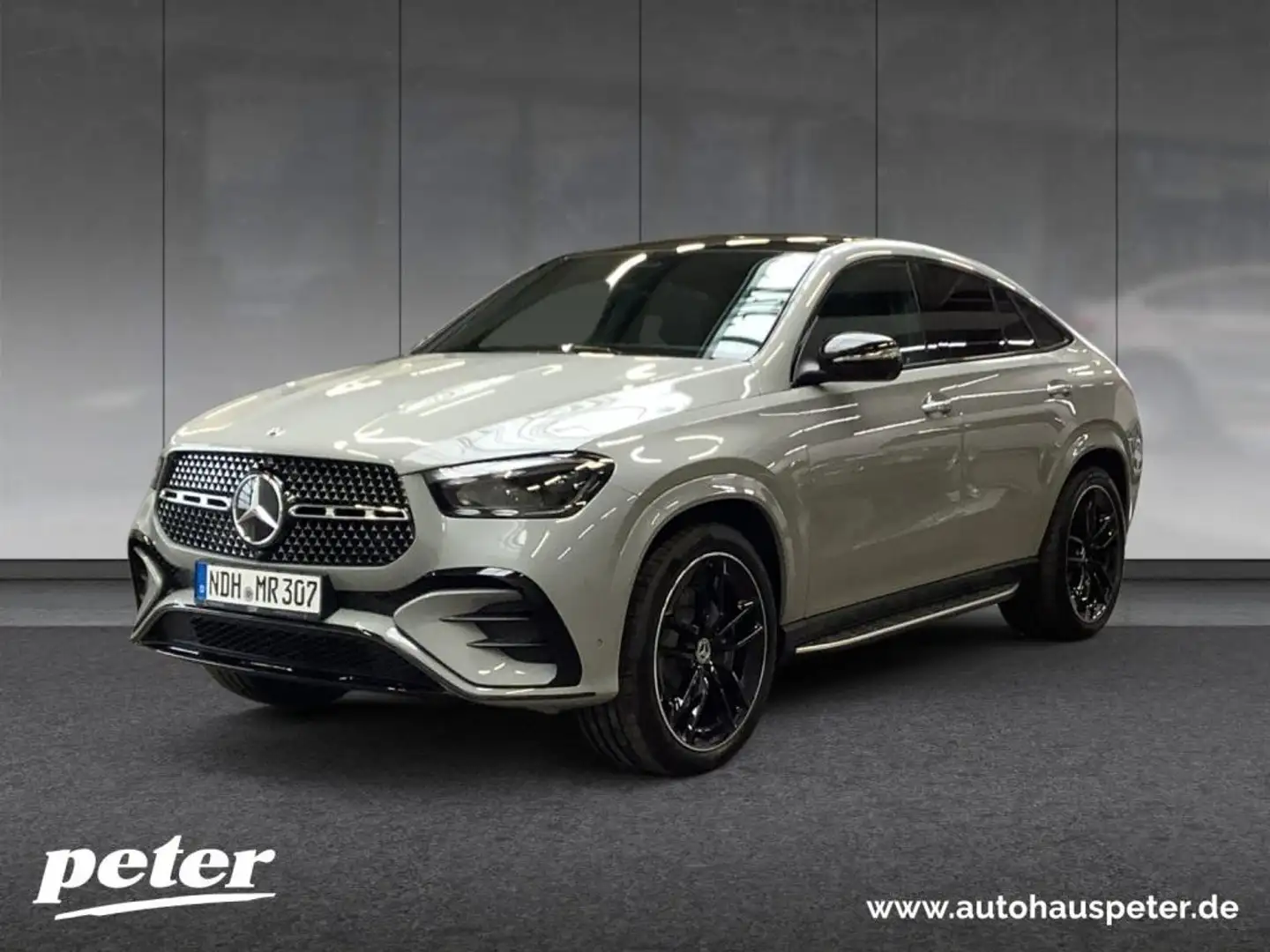 Mercedes-Benz GLE 450 d 4MATIC Coupé AMG+NIGHT+22"+360° Kamera Сірий - 1