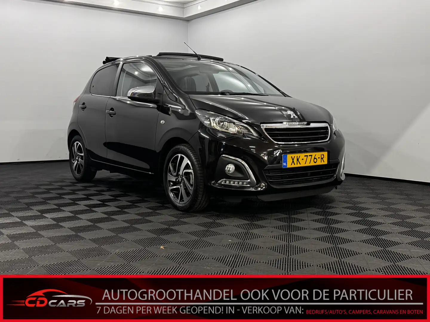 Peugeot 108 1.0 e-VTi Allure TOP! Airco, Cruise control, A sta Zwart - 1