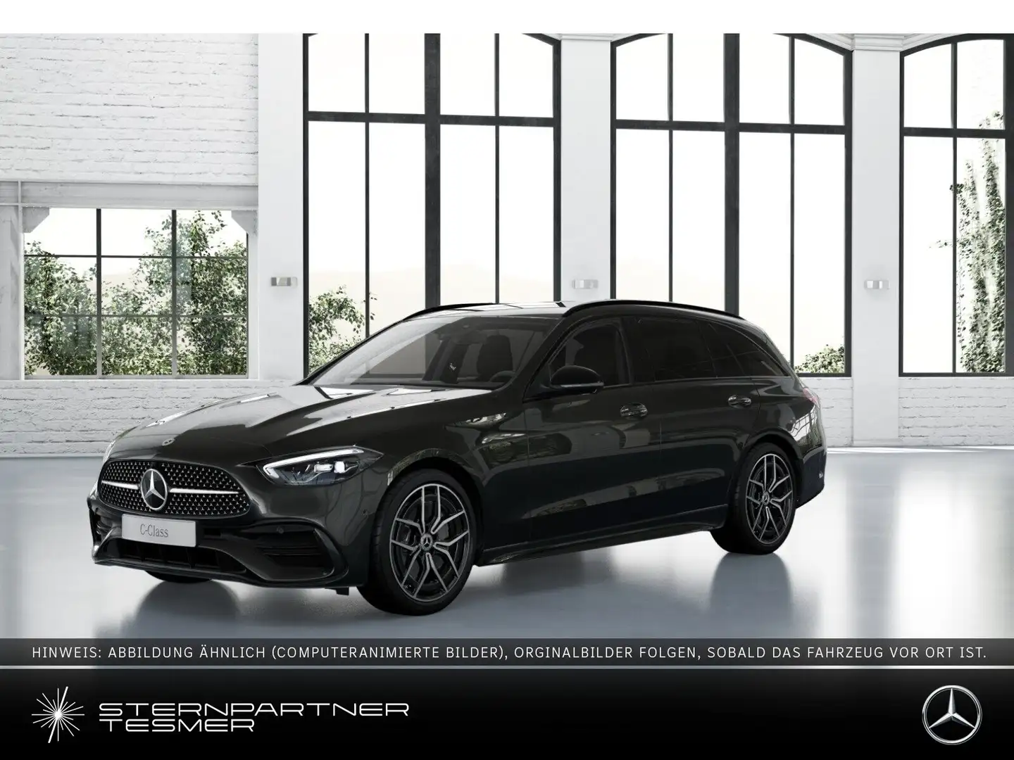 Mercedes-Benz C 180 T AMG+Night+Distronic+360°+Ambiente+Memory Grau - 1